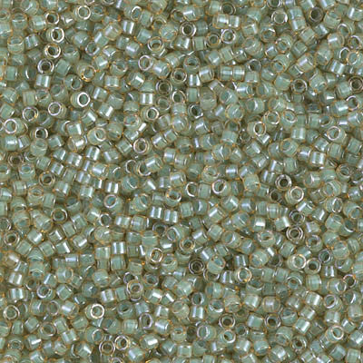 Miyuki Delica Bead 11/0 - DB2052 - Luminous Asparagus Green - Barrel of Beads
