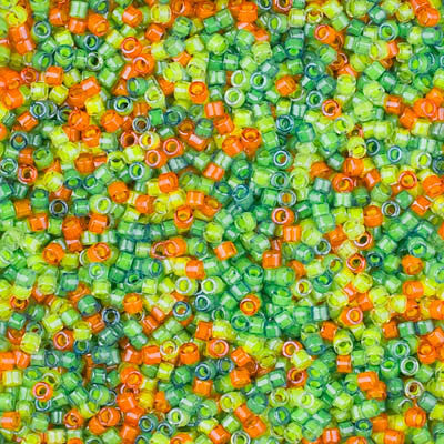 Miyuki Delica Bead 11/0 - DB2066 - Luminous Mix 6 - Barrel of Beads