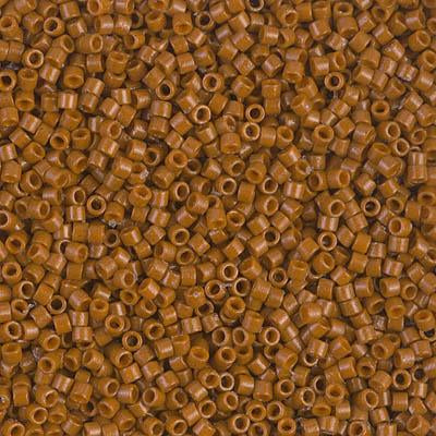 Miyuki Delica Bead Size 11/0, DB2109, Duracoat Opaque Sienna, 5 grams