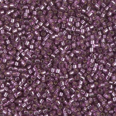 Miyuki Delica Bead 11/0 - DB2169 - Duracoat Silver Lined Dyed Lilac
