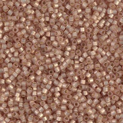 Miyuki Delica Bead 11/0 - DB2177 - Duracoat Semi-Frosted Silver Lined Dyed Mica