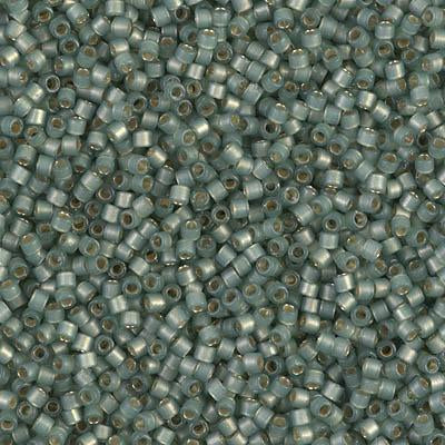 Miyuki Delica Bead 11/0 - DB2190 - Duracoat Semi-Frosted Silver Lined Dyed Laurel