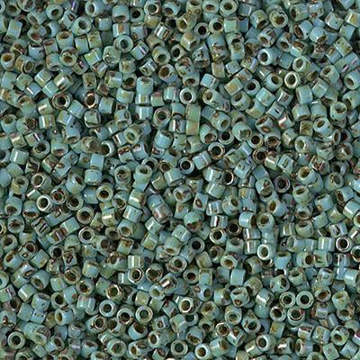 Miyuki Delica Bead 11/0 - DB2264 - Opaque Turquoise Blue Picasso