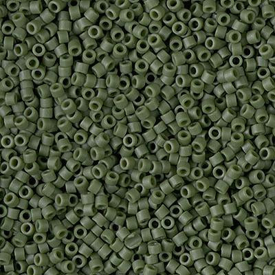 Miyuki Delica Bead 11/0 - DB2291 - Matte Opaque Glazed Avocado