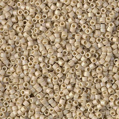 Miyuki Delica Seed Beads Size 11/0 Matte Opaque Bone DB388