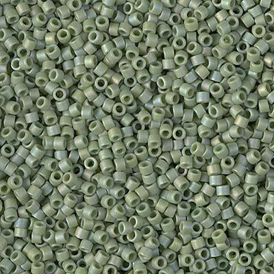 Miyuki Delica Bead 11/0 - DB2310 - Matte Opaque Glazed Pistachio AB