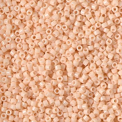Miyuki Delica Bead Size 11/0, DB2351, Duracoat Opaque Dyed Pale Peach,