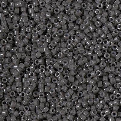 Miyuki Delica Bead 11/0 - DB2368 - Duracoat Opaque Dyed Charcoal