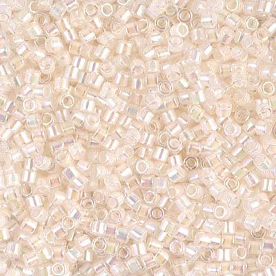Toho Round 15/0 Seed Beads Gold Lined Crystal (2.5 Tube)