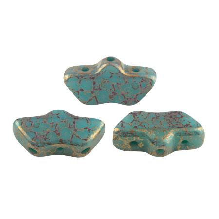 Delos® Par Puca®, DLS-6313-15496, Opaque Green Turquoise Bronze