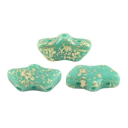 Delos® Par Puca®, DLS-6313-94401, Opaque Green Turquoise Splash