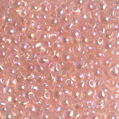 Miyuki 3.4mm Drop Bead, Light Tea Rose AB, 5 grams