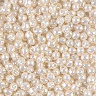 Miyuki 3.4mm Drop Bead, Cream Ceylon (Like DB 203), 5 grams