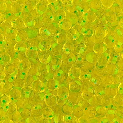 Miyuki 3.4mm Drop Bead, Mint Green Lined Yellow, 5 grams