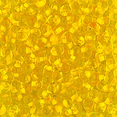 Miyuki 3.4mm Drop Bead, Apricot Lined Yellow, 5 grams