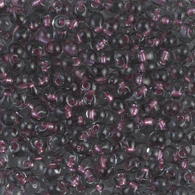 Miyuki 3.4mm Drop Bead, Sparkling Rose Lined Montana Blue, 5 grams