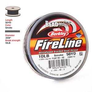 Fireline 10lb Smoke Grey 50 yards