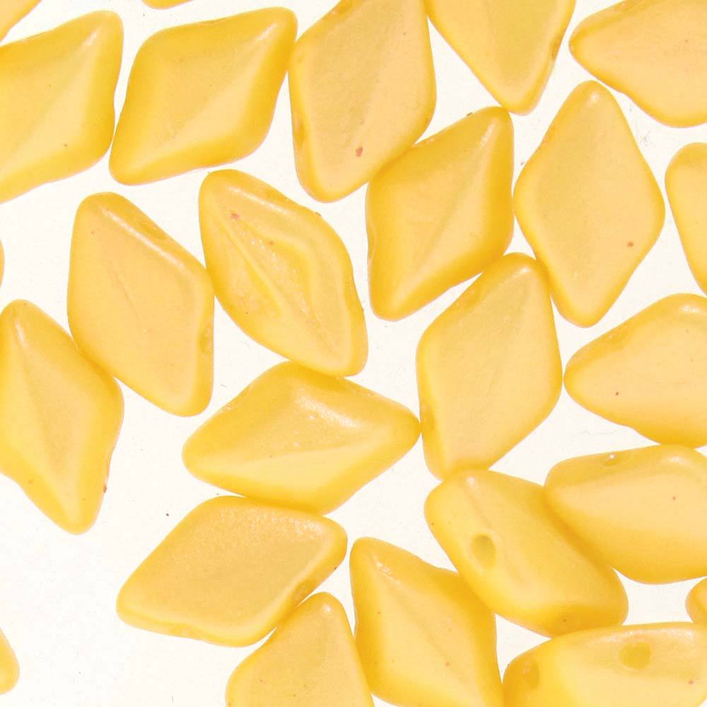 GemDuo 2-Hole Diamond Shaped Bead, Tutti Frutti Banana 100 Gm, GD0201-24505, 7.5 grams