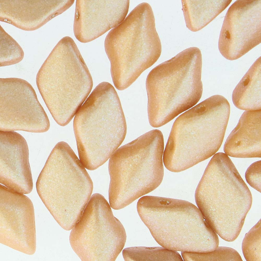 GemDuo 2-Hole Diamond Shaped Bead, Tutti Frutti Carambola, GD0201-24506, 7.5 grams