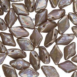 GemDuo 2-Hole Diamond Shaped Bead, Violet Rembrandt, GD2302-43500