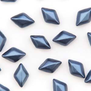 GemDuo 2-Hole Diamond Shaped Bead, Pastel Montana, GD25042, 7.5 grams