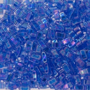 Miyuki Half Tila Bead, HTL-0261, Transparent Azure AB