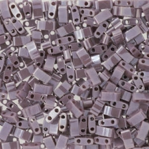 Miyuki Half Tila Bead, HTL-0437, Opaque Mauve Luster