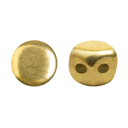 Kalos® Par Puca®, 2 Hole Bead, Full Dorado, 10 grams