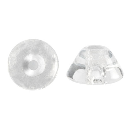 Konos Par Puca®, Czech glass bead, Crystal, 10 grams