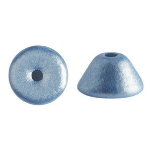 Konos Par Puca®, Czech glass bead, Metallic Matte Light Blue, 10 grams
