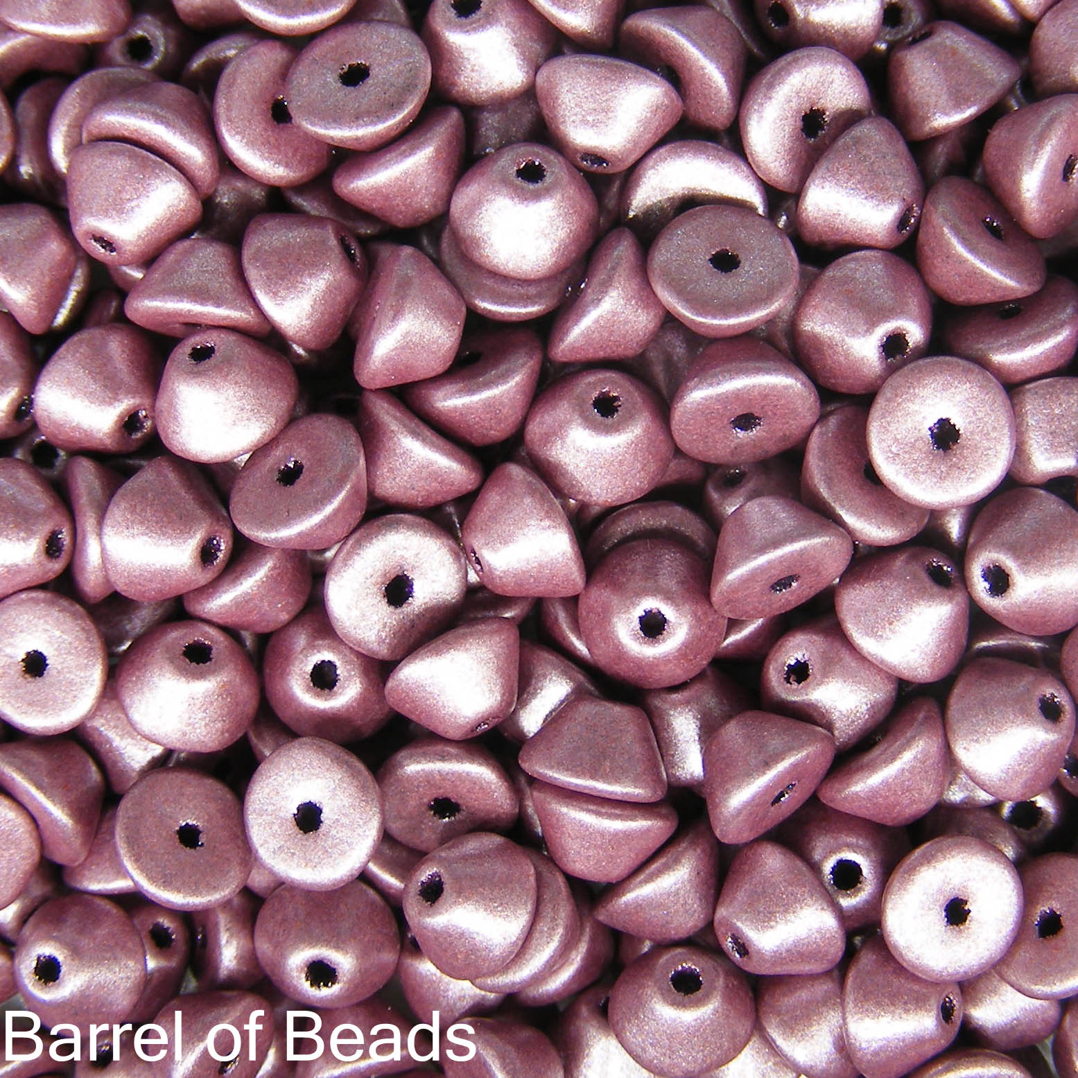 Konos Par Puca®, Czech glass bead, Metallic Matte Dark Plum, 10 grams