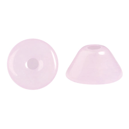 Konos Par Puca® Czech glass bead, Frost Sweet Pink, 10 grams