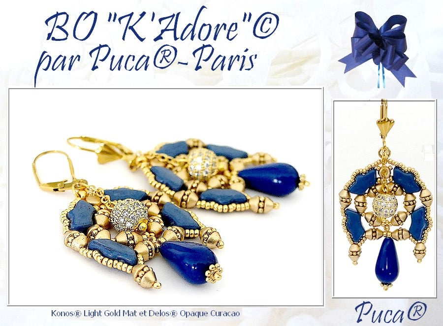 K'Adore Earrings - pattern