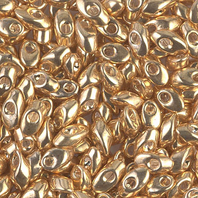 Miyuki Long Magatamas 4x7mm, Galvanized Gold, LMA-1052, 8.5 grams