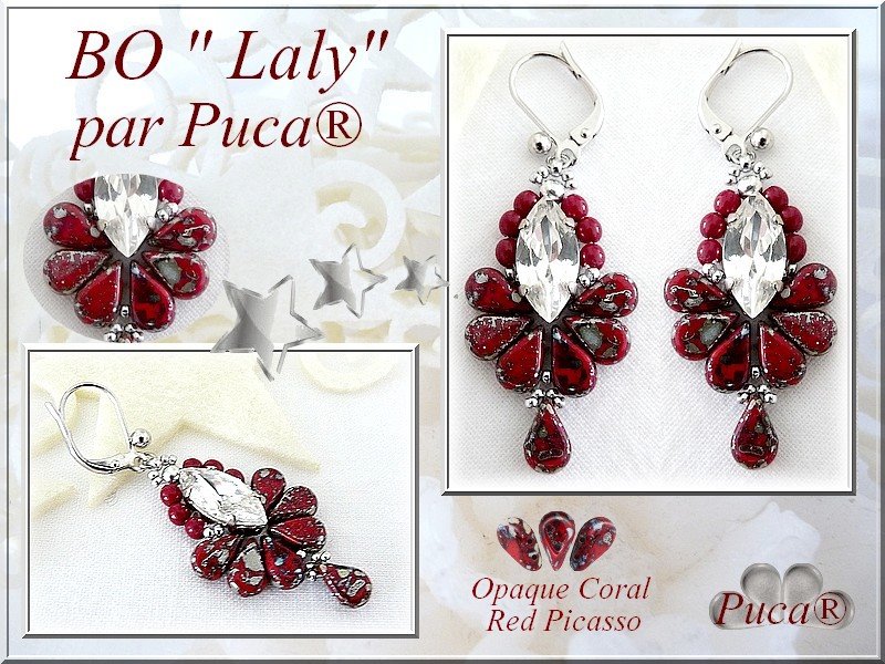 Laly Earrings - pattern