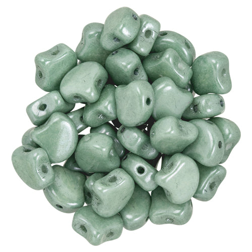 Ginko Beads, Luster Green, 8 grams