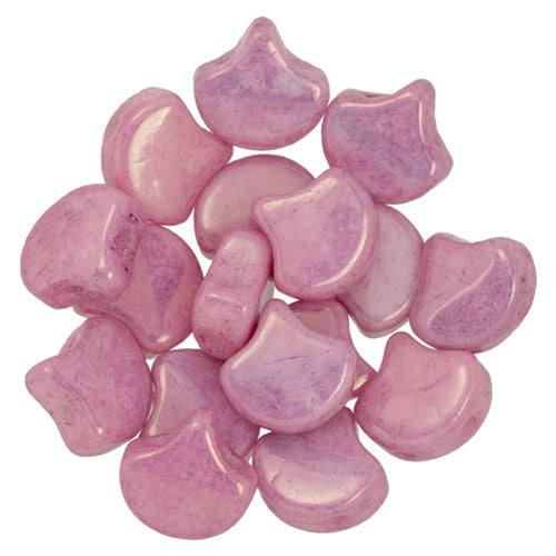 Ginko Beads, Luster Metallic Pink, 8 grams