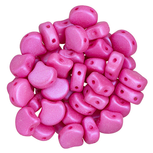Ginko Beads, Chatoyant Hot Pink, 8 grams
