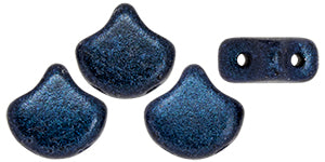 Ginko Beads, Metallic Suede Dark Blue, 8 grams