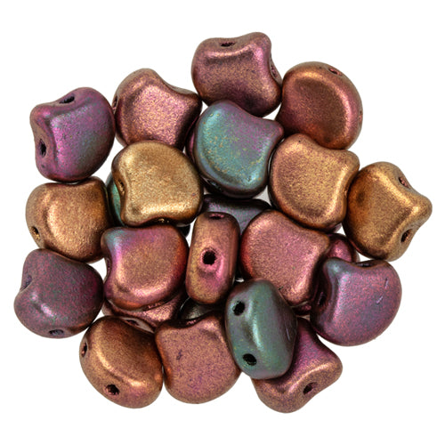 Ginko Beads, Matte Metallic Bronze Iris, 8 grams
