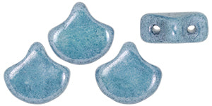 Ginko Beads, Luster Opaque Blue, 8 grams