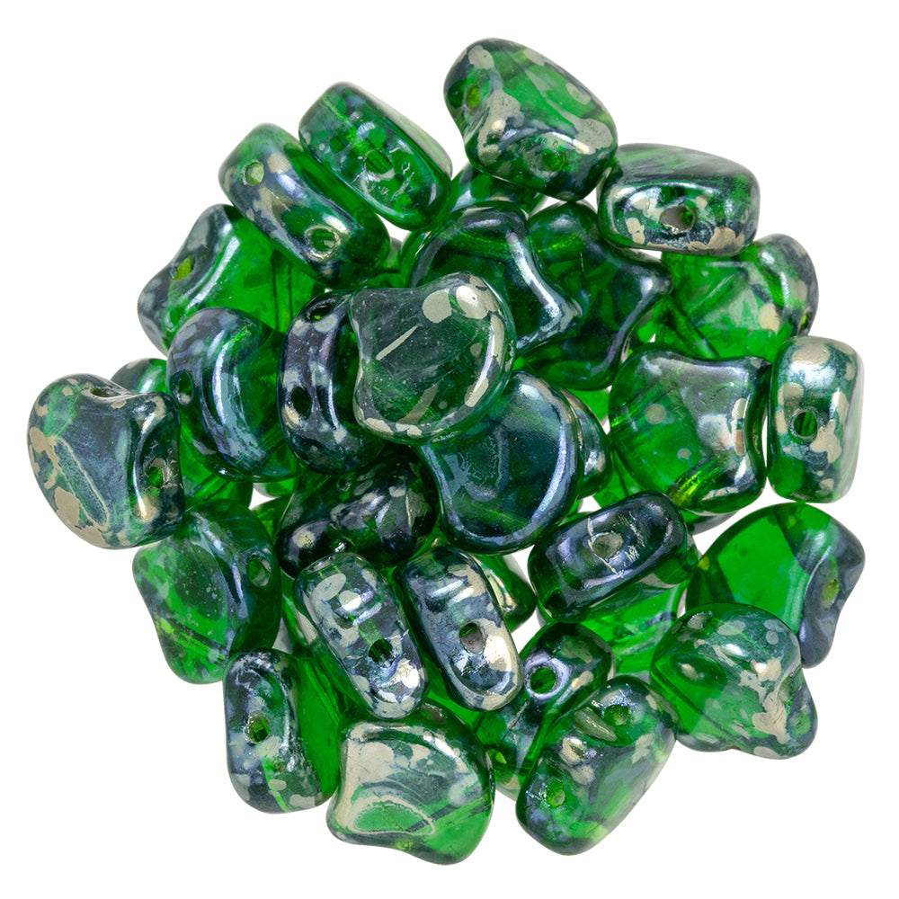 Ginko Beads, Chrysolite Rembrandt, 8 grams