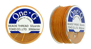 One G Thread Toho One-G Thread, Orange, 50 yards (1 Spool)