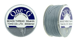 One G Thread Toho One-G Thread, Gray, 50 yards (1 Spool)
