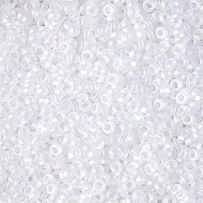 Miyuki 2.2mm Spacer Bead, Matte Crystal AB, SPR2-0131FR, 7 grams