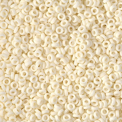 Miyuki 2.2mm Spacer Bead, Matte Opaque Cream, SPR2-2021, 7 grams