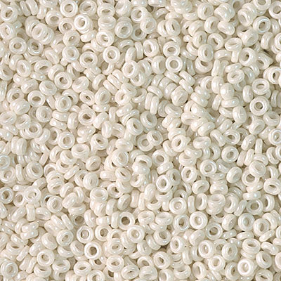 Miyuki 2.2mm Spacer Bead, Opaque Limestone Luster, SPR2-0600, 7 grams