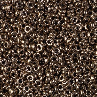 Miyuki 3mm Spacer Bead, Metallic Dk Bronze, SPR3-0457, 8 grams