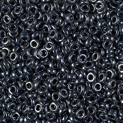 Miyuki 3mm Spacer Bead, Light Gunmetal, SPR3-0464, 8 grams