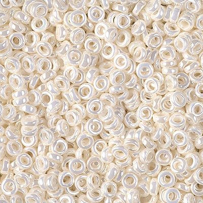 Miyuki 3mm Spacer Bead, Antique Ivory Pearl Ceylon, SPR3-0592, 8 grams